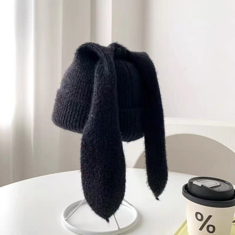 Bonnet en fourrure de Mink doux et agréable à la peau
