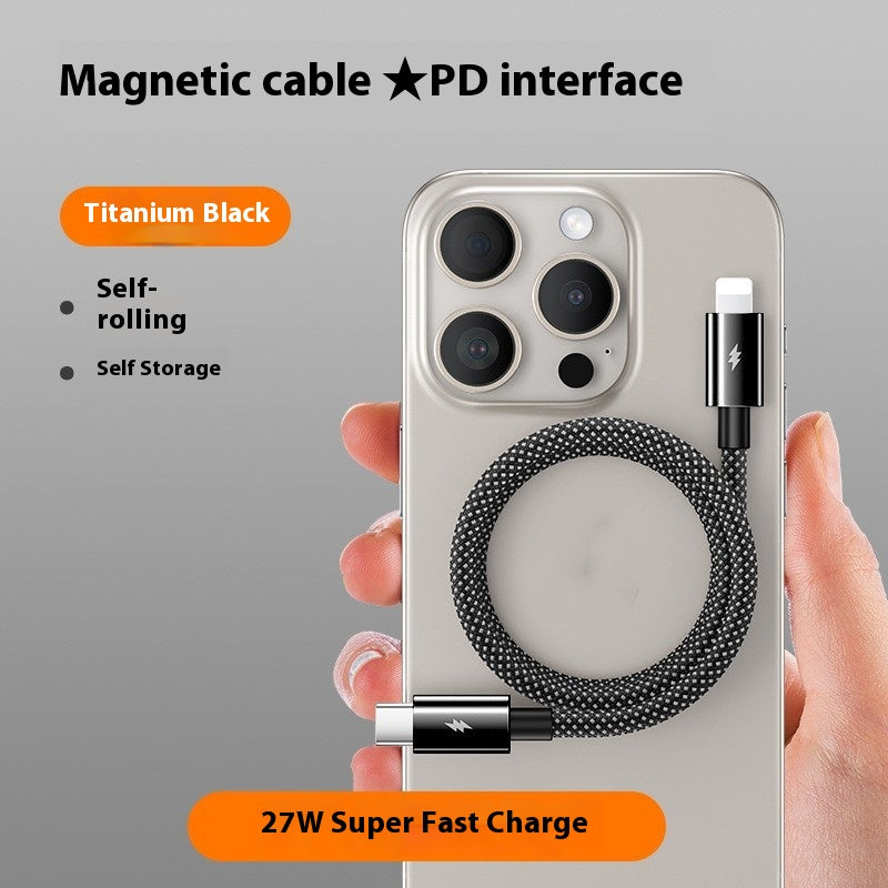 Magnetic Fast Charging Type-C Data Cable