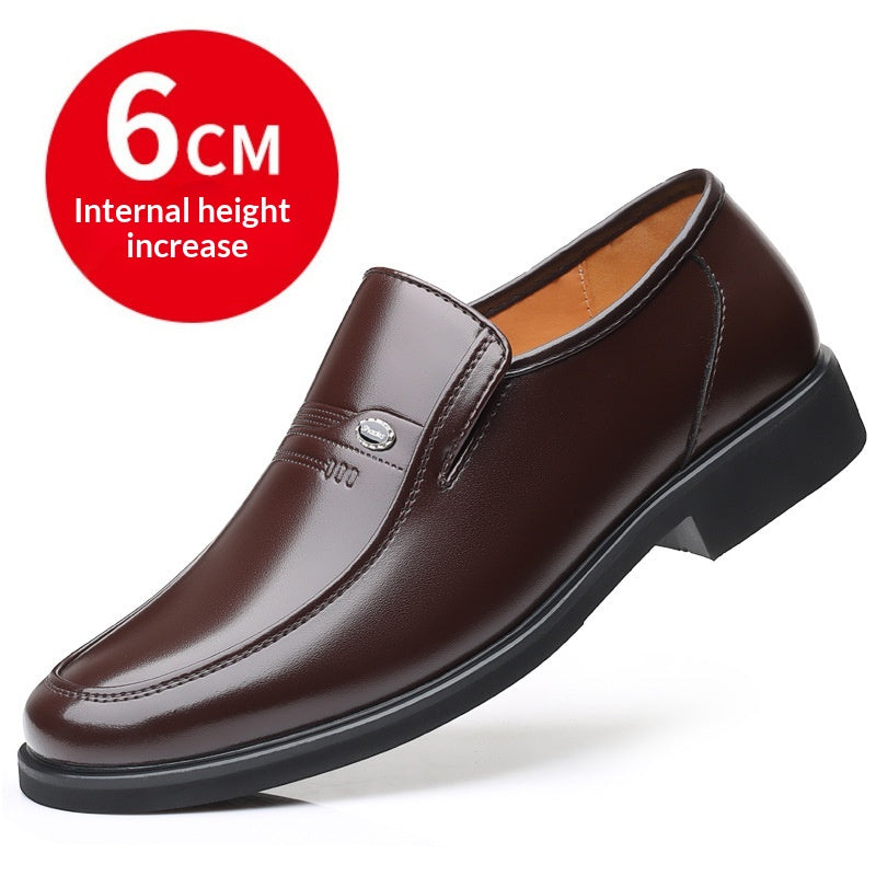 Chaussures en cuir pour hommes de printemps Plus-size