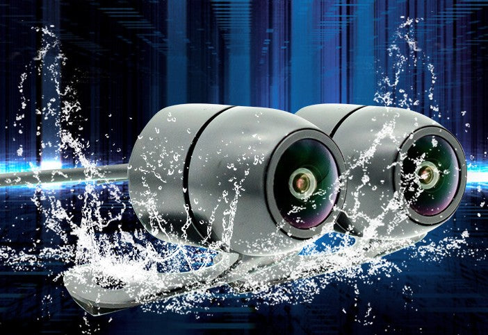 1080P Locomotive Motorcycle Driving Recorder Waterproof Front and Rear Double L Split Type