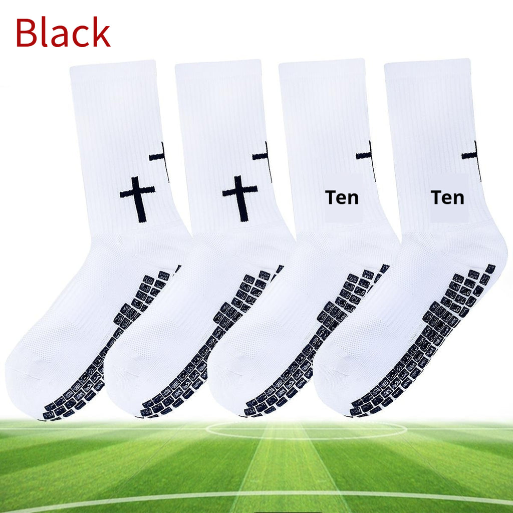 Chaussettes de football classique haute couleur solide