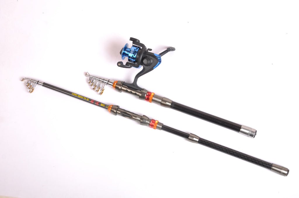 Altruisme poteau de pêche télescopique superhard fibre de carbone tige de pêche