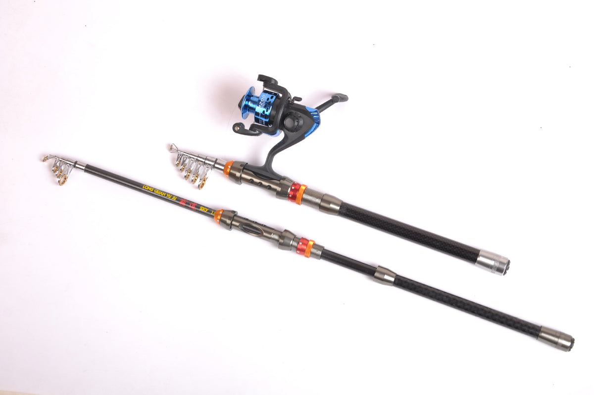 Altruisme poteau de pêche télescopique superhard fibre de carbone tige de pêche