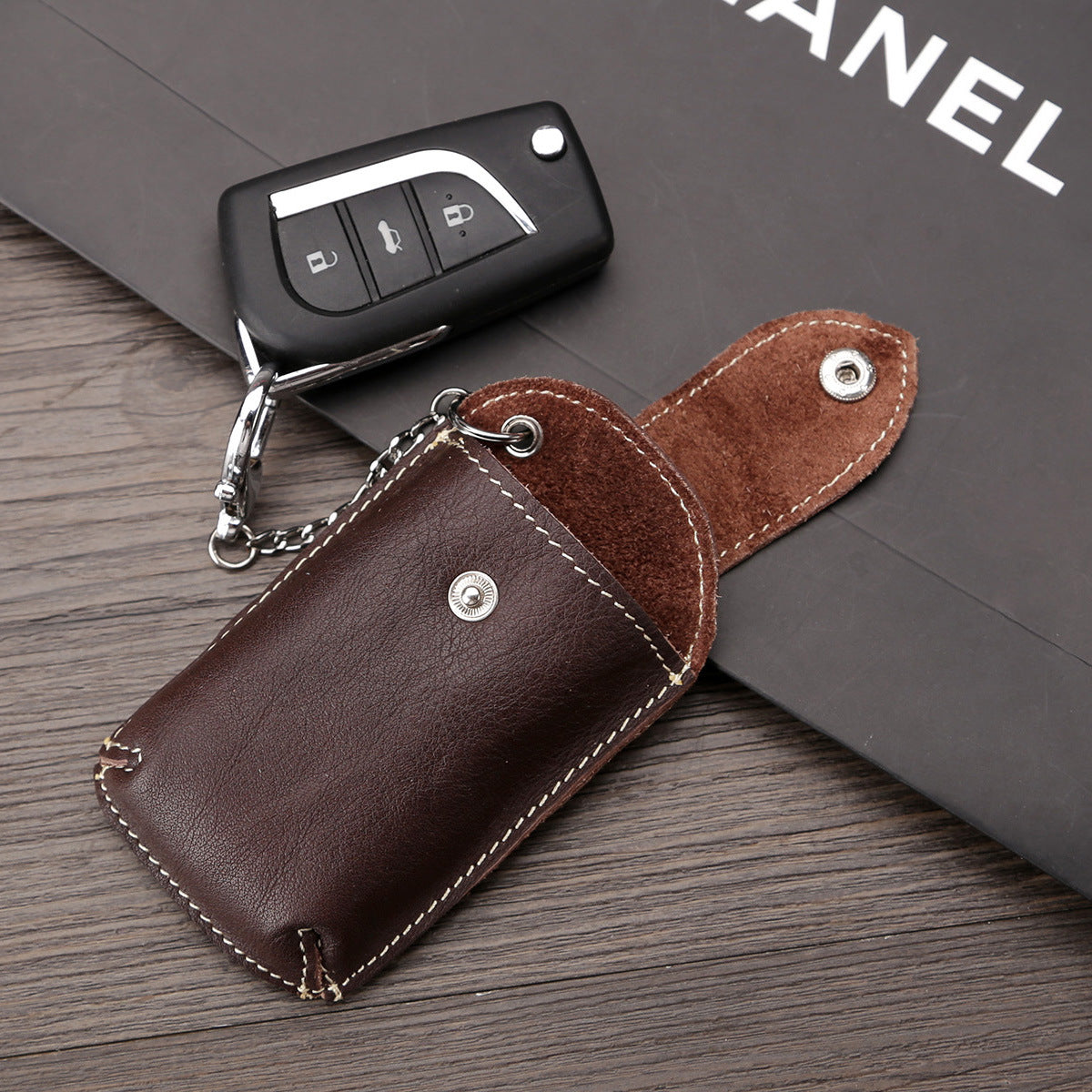 Sac à clé de voiture avec porte-clés ceinture