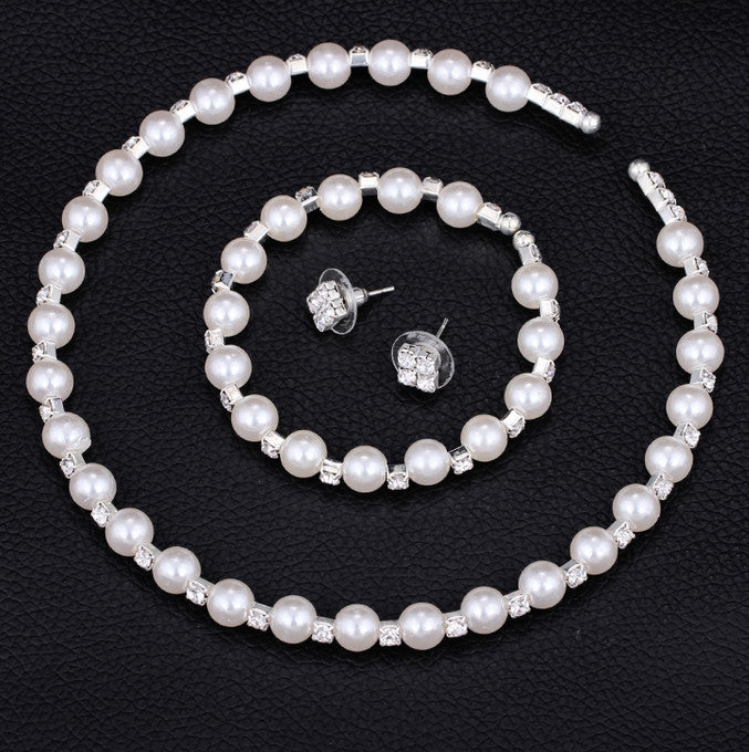 Accessoires de mariée 8MM perles artisanales