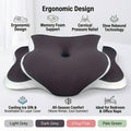 Mémoire ergonomique Mousse Collier Support Oreiller en soie glacée
