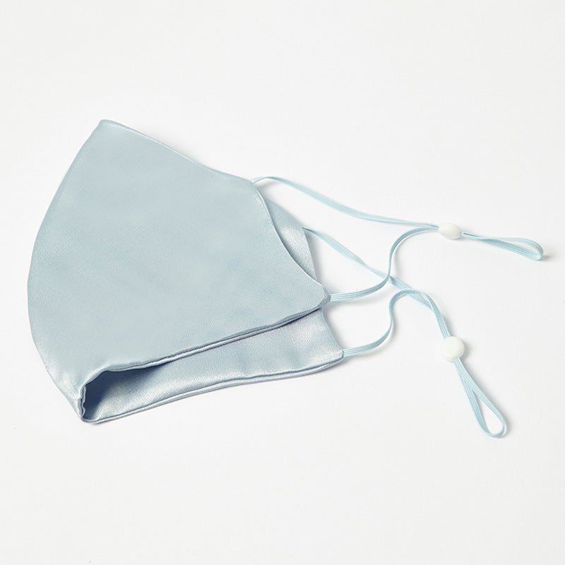 Masque en soie 19 M Protection UV d'été Bloc solaire et couleur solide résistante à la poussière