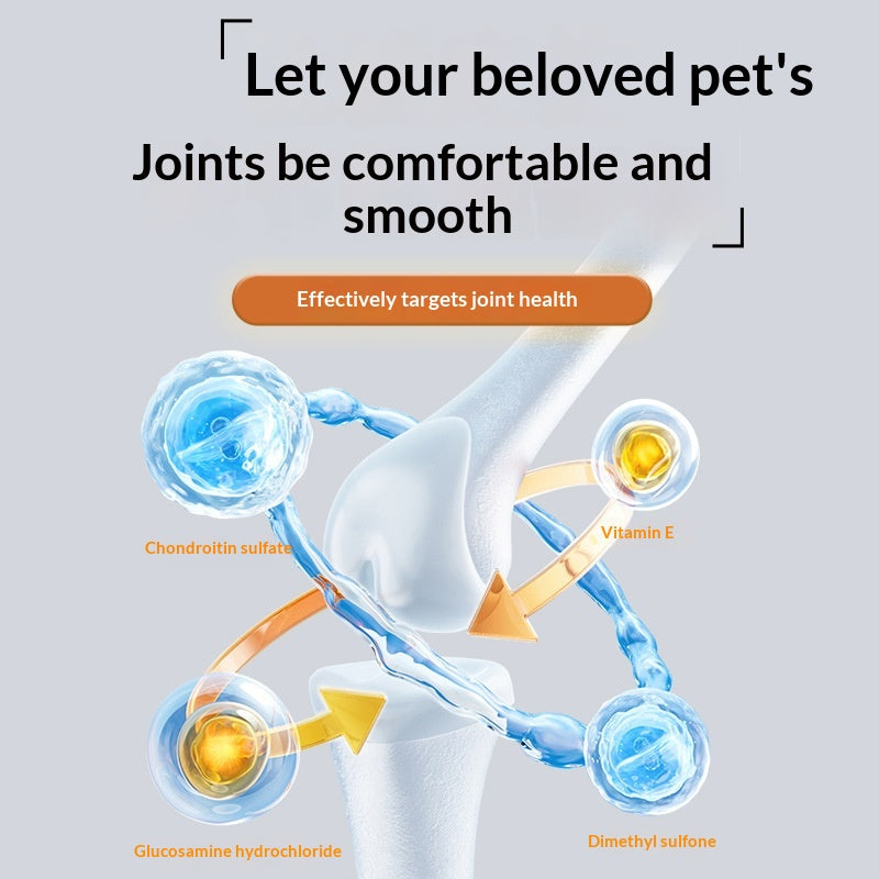 Chondroïtine de requin à granules molles Comprimés à mâcher pour le développement des articulations de la hanche chez les chiens