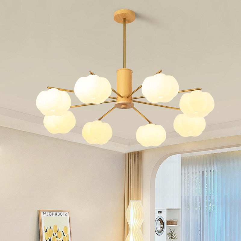 Log-style de couleur crème salon Chandelier pour usage domestique