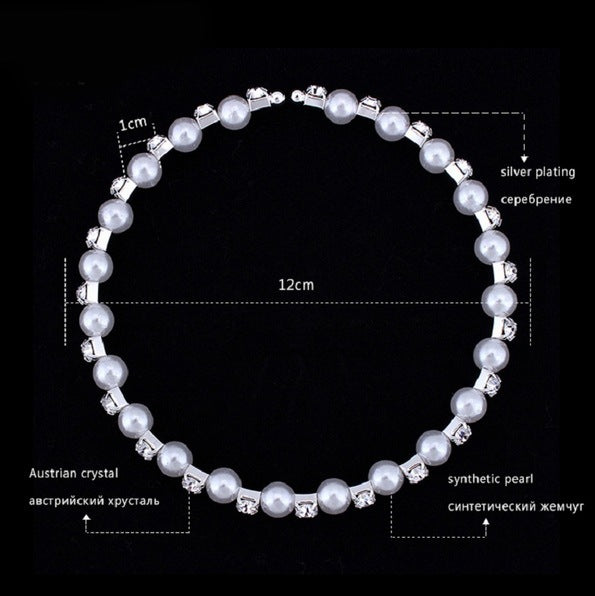 Accessoires de mariée 8MM perles artisanales