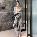 Ensemble de pyjamas occasionnels mode hommes et femmes