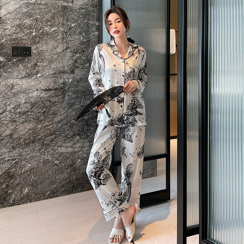 Ensemble de pyjamas occasionnels mode hommes et femmes