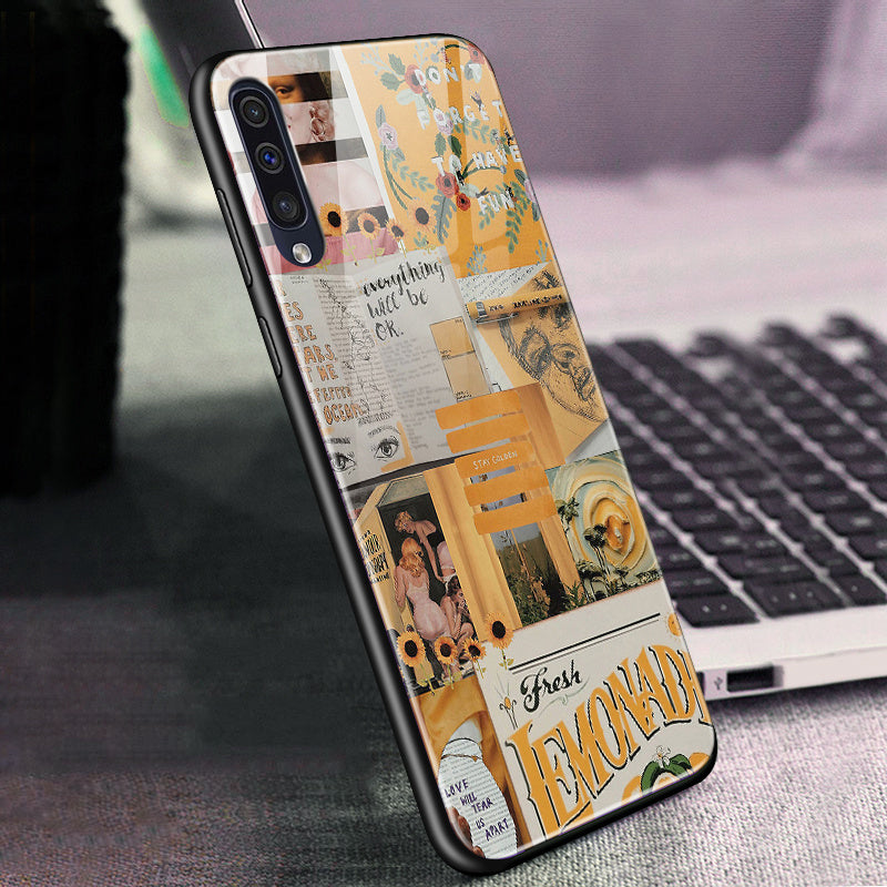 Cas de téléphone mobile d'illustration nostalgique anti-drop