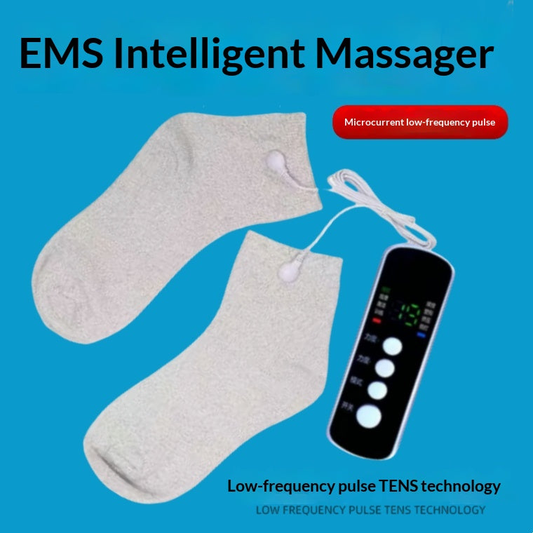 Chaussettes de massage des pieds pulsés microcurrentes