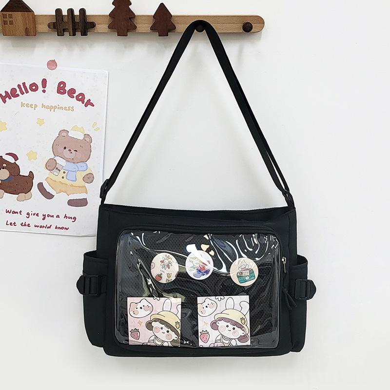 College Style Versatile Simple Grande capacité Cartoon Backpack