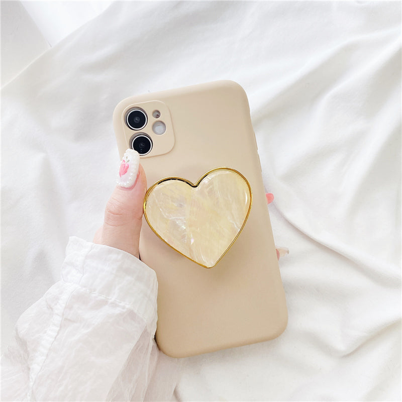 Khaki est adapté pour Apple mobile porte-case silicone liquide anti-goutte
