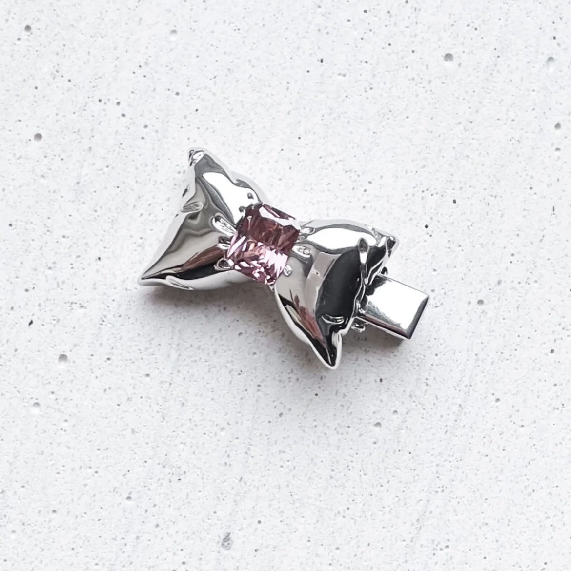 Daydream Series Petit Oreiller Bowknot Set Diamond Metal Hairpin