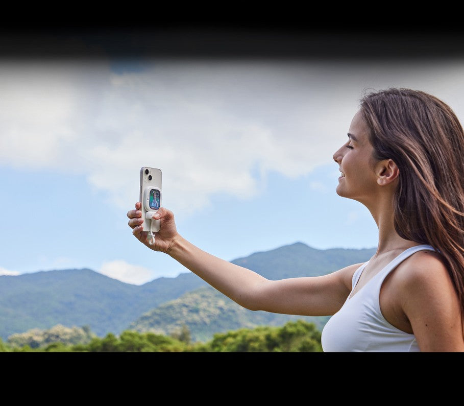 Affichage de selfie magnétique extérieur