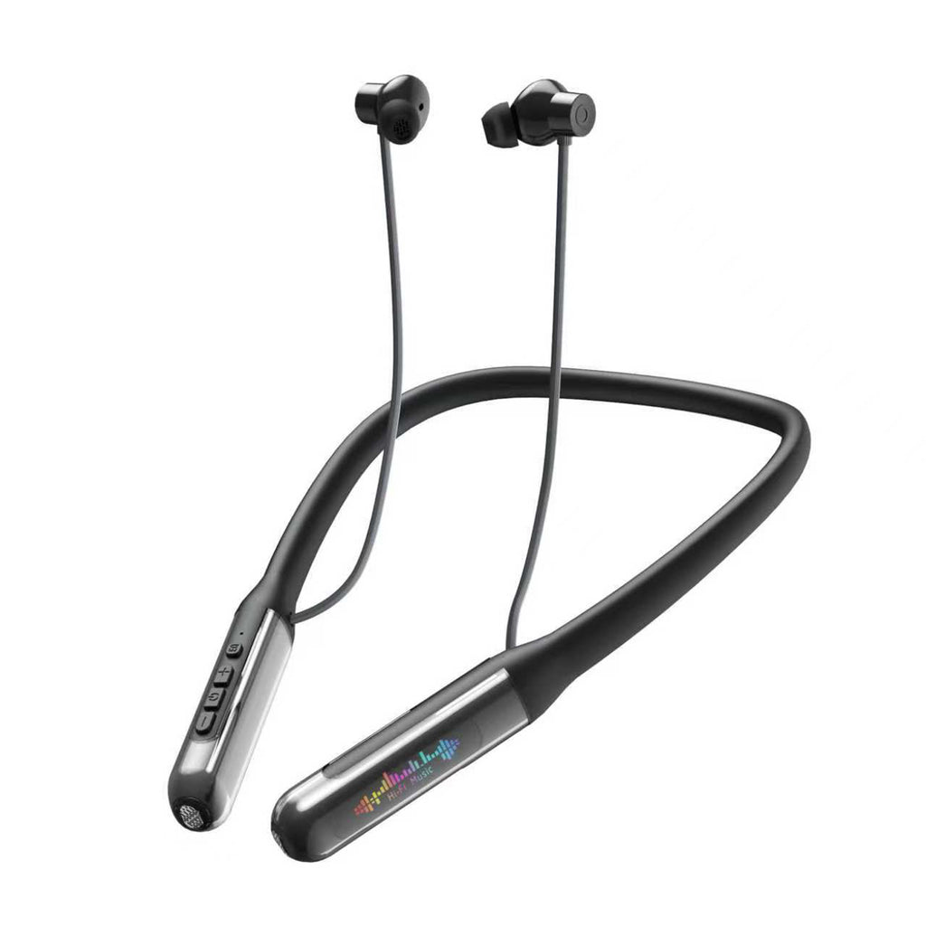 KP-258 Meilleures ventes de bande de collier Bluetooth Earphones Magnetic Digital Display In-Ear Bas Laten
