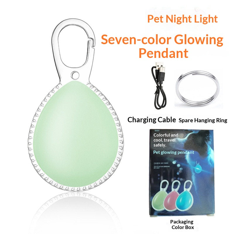 Pendentif de randonnée pour chiens de nuit léger un petit accessoire anti-perte pour votre ami furry