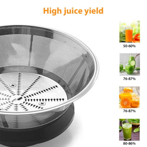 1 000W Juicer Machine Fruits entiers Jus de légumes Centrifugeuse Home 500ML