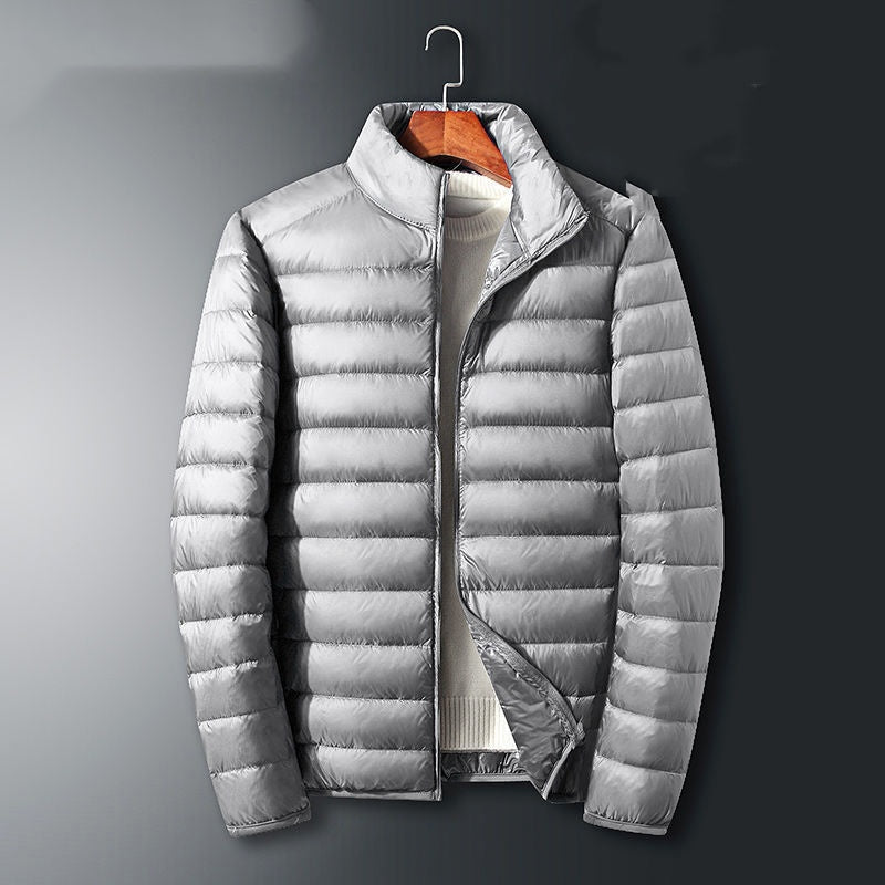 Manteau tendance à capuche rembourré blanc Duck Down Hommes