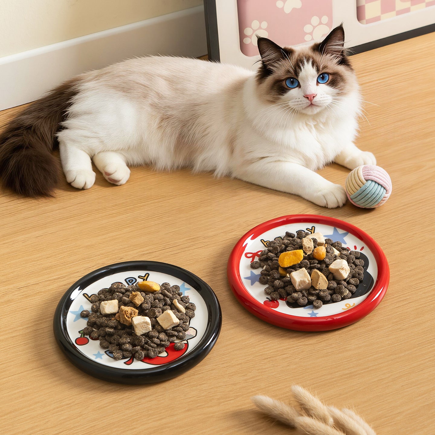 Cute Cartoon Ceramic Pet Bowl