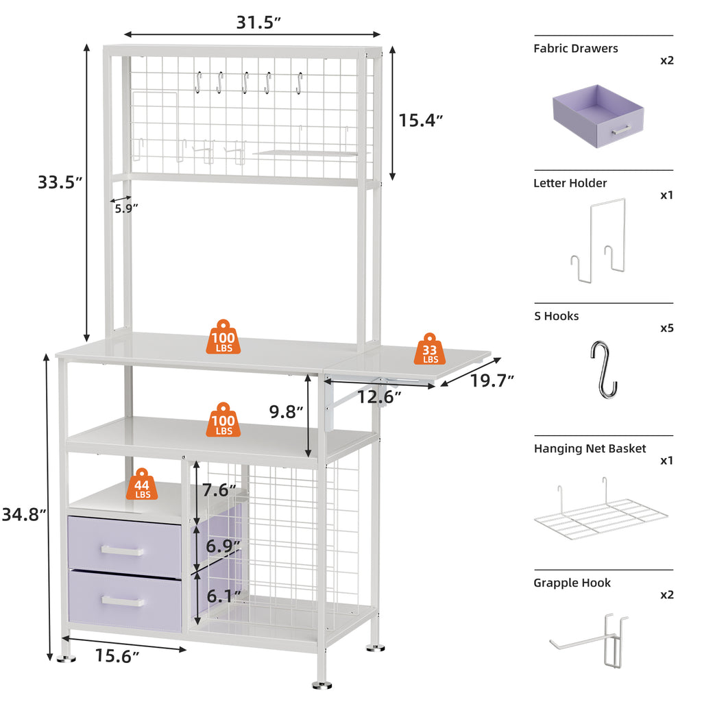 Grande table de pression thermique pliable avec stockage