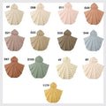 Douce coton bébé serviette à capuche Serviette de bain pour les garçons filles bain