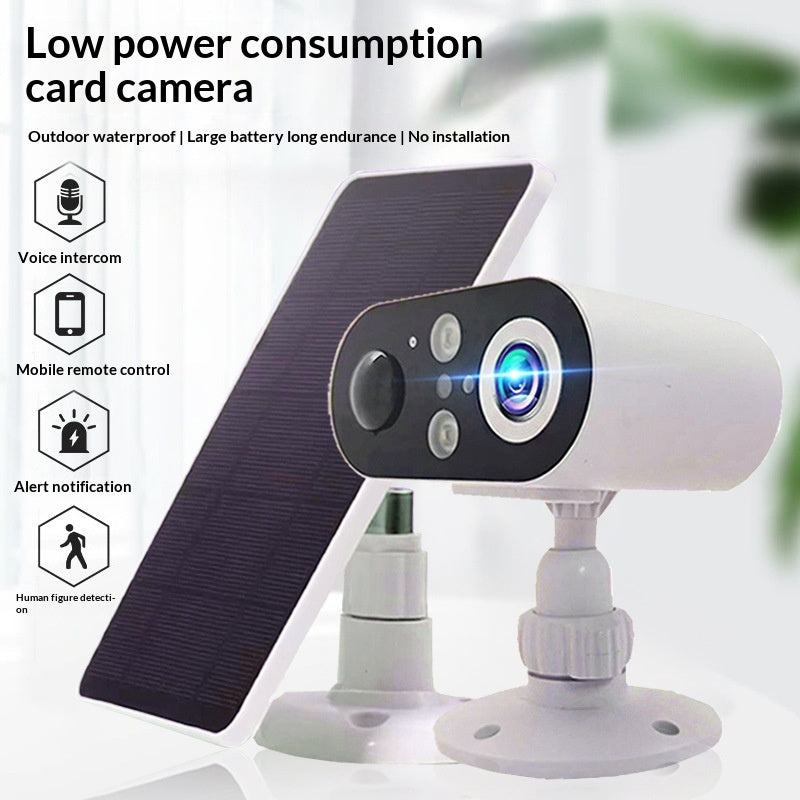 Surveillance de la sécurité mobile à source solaire à distance