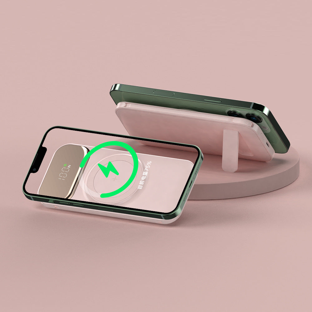 Alimentation de recharge sans fil portable magnétique