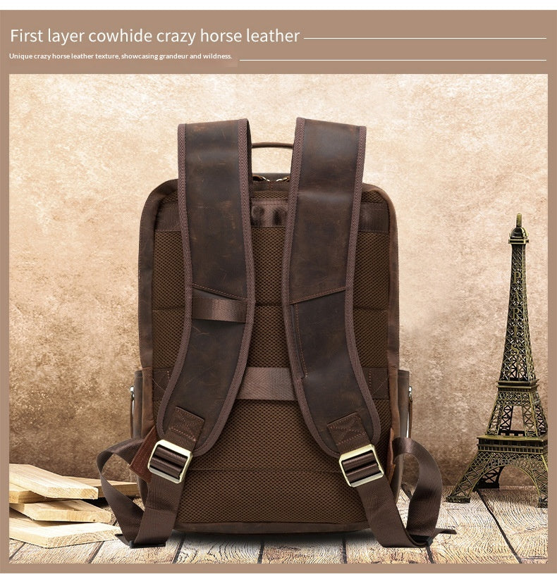 Sac à dos en cuir pour hommes