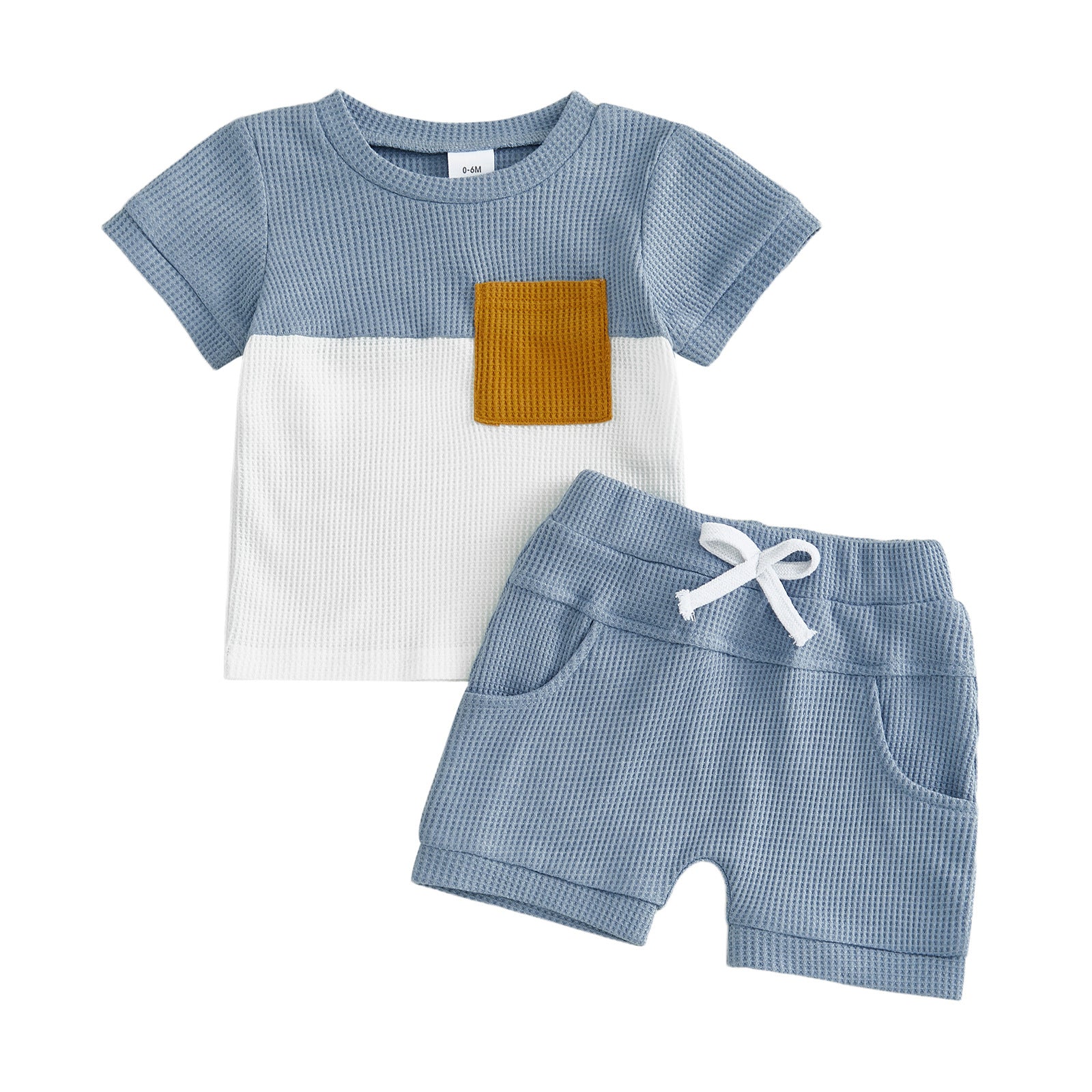 BabyTodler d'été Top Short à deux pièces en couleur solide