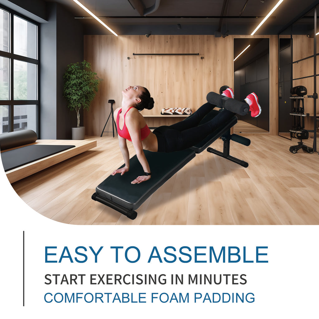 Banc d'utilité réglable multi-positions pour l'entraînement de musculation et de force à domicile
