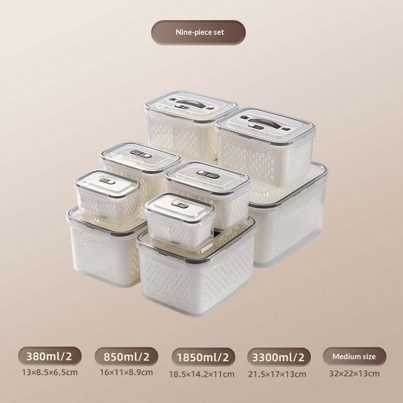 Boîte de rangement portable de qualité alimentaire avec couvercle