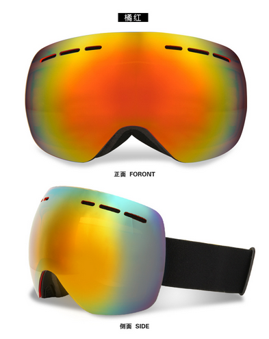Lunettes de ski, Lunettes de neige de sports d'hiver avec protection UV anti-buée pour les hommes Femmes