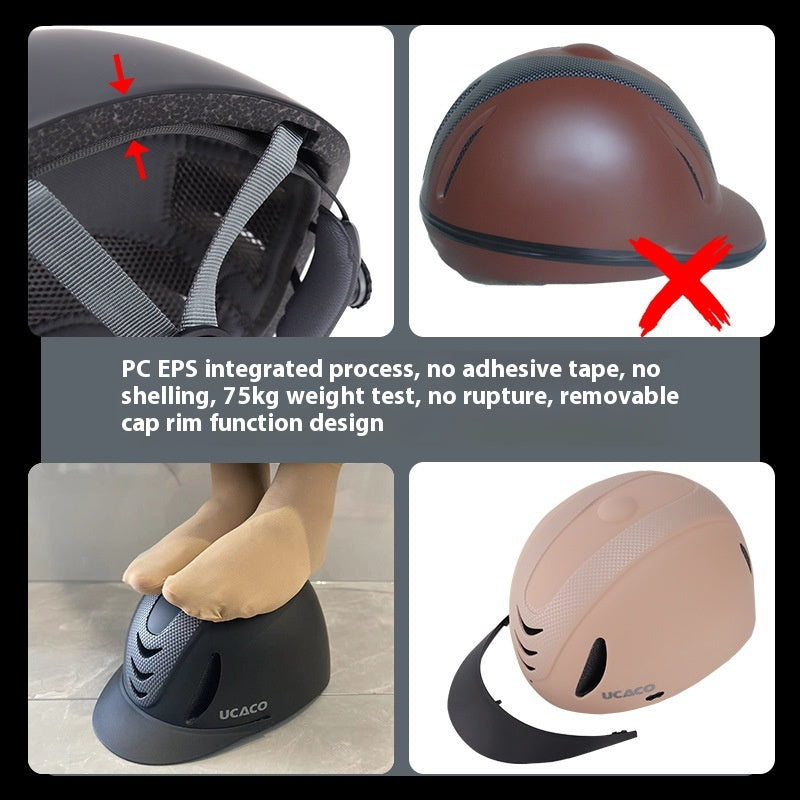Riding Sports Chapeau respirant Adultes et enfants Protection équestre Casque Équitation S