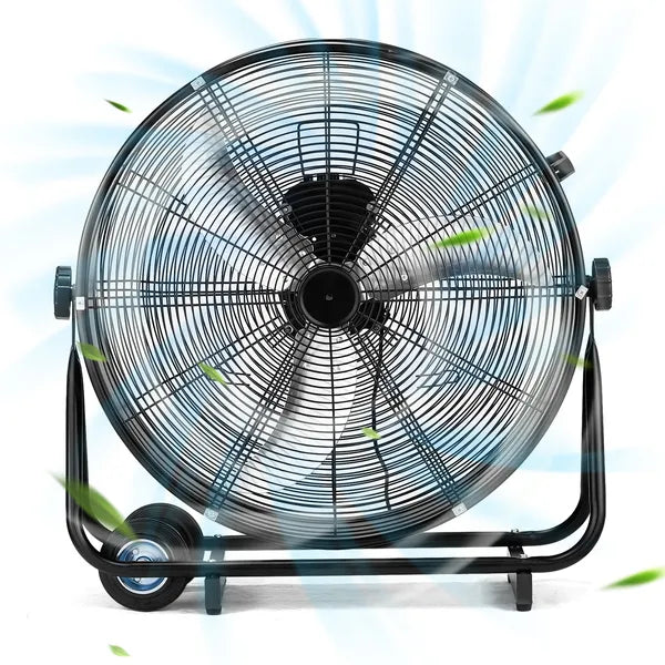 Ventilateur de refroidissement industriel avec inclinaison réglable 91.50 X 22.50 X 87.00 Cm