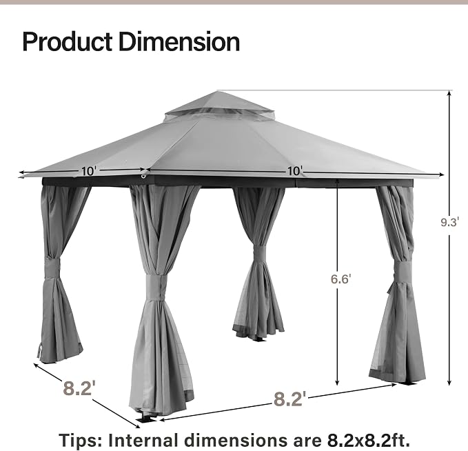 Patio Gazebo 10'x10'