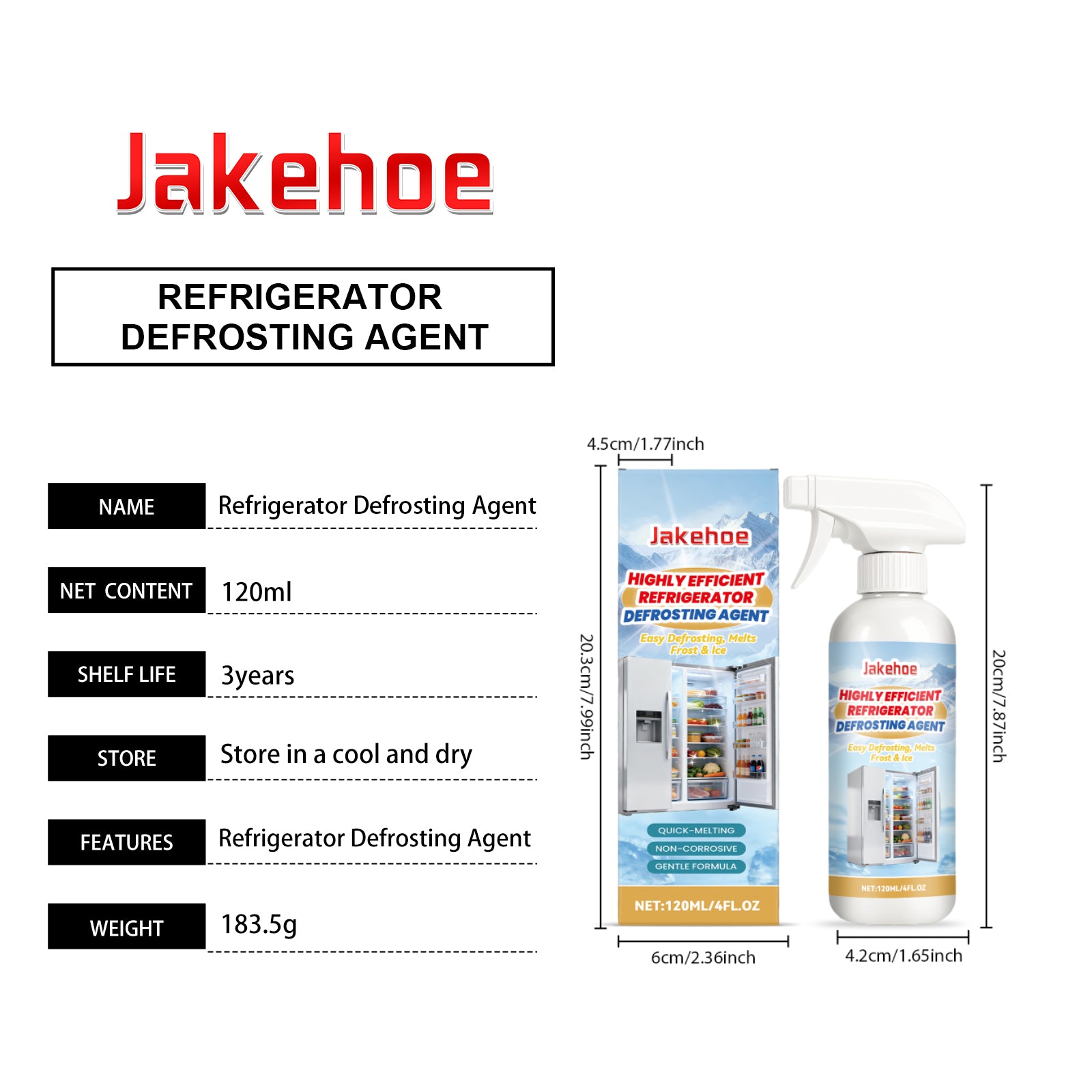 Réfrigérateur Defroster 120ml-1box