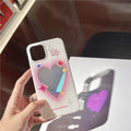 Fille coeur ins Laser amour approprié pour téléphone portable cas