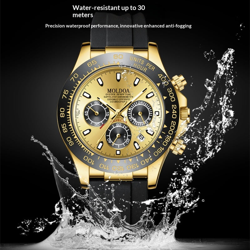 Montre homme mécanique avec montre Quartz Calenda