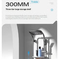 Thermostatique Digital-display Back Massager Salle de bain domestique Table de douche pour le bain et