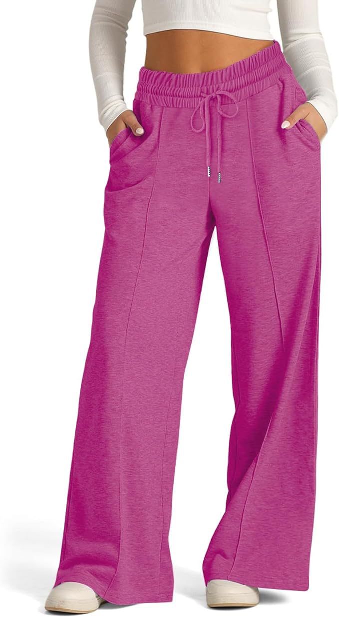 Printemps et été Style européen et américain Pure Couleur Casual Large-Leg String Elasti