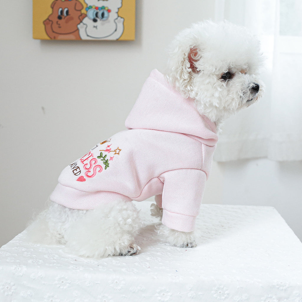 Vêtements pour animaux de compagnie Vêtements de chat à capuche Petite princesse