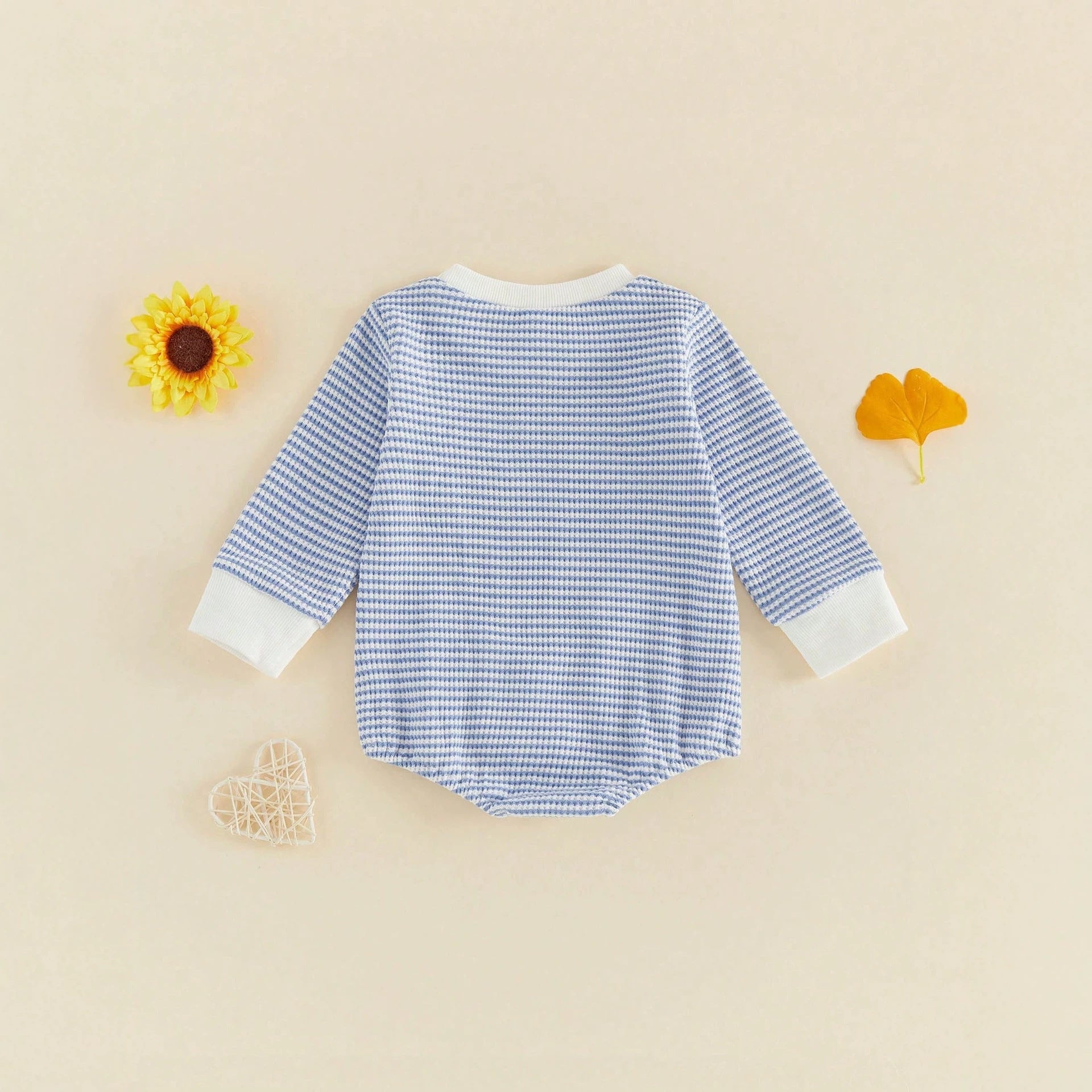 Torchon de lettre Broderie rayé Romper