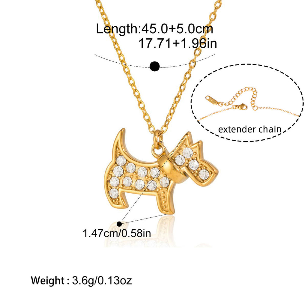 Collier femme en acier inoxydable 316