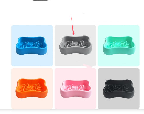 Bol de chien de qualité alimentaire en silicone