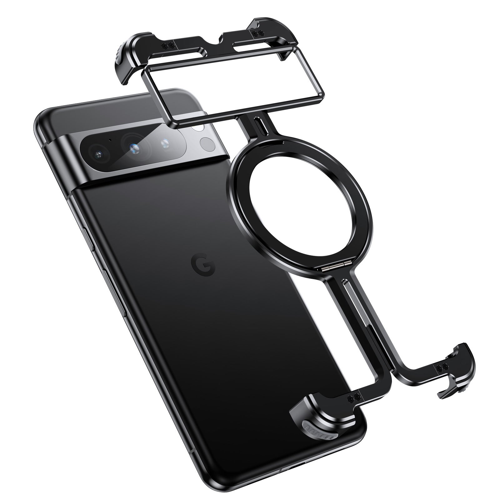 Coque de boîtier de téléphone métallique magnétique Pixel9pro Pold Shell