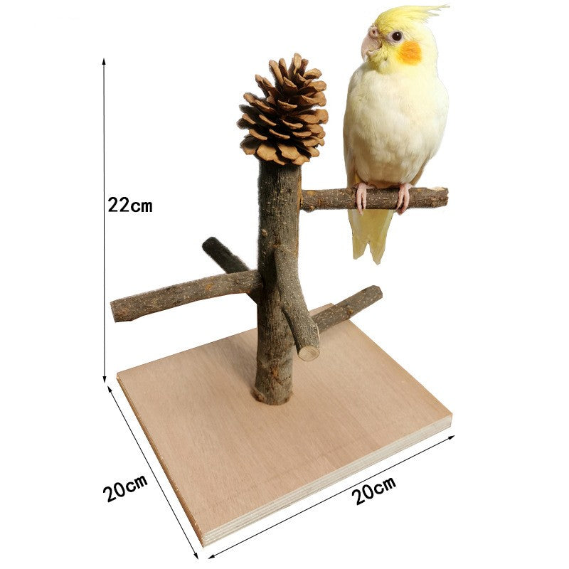 Jouets pour perroquet en bois massif